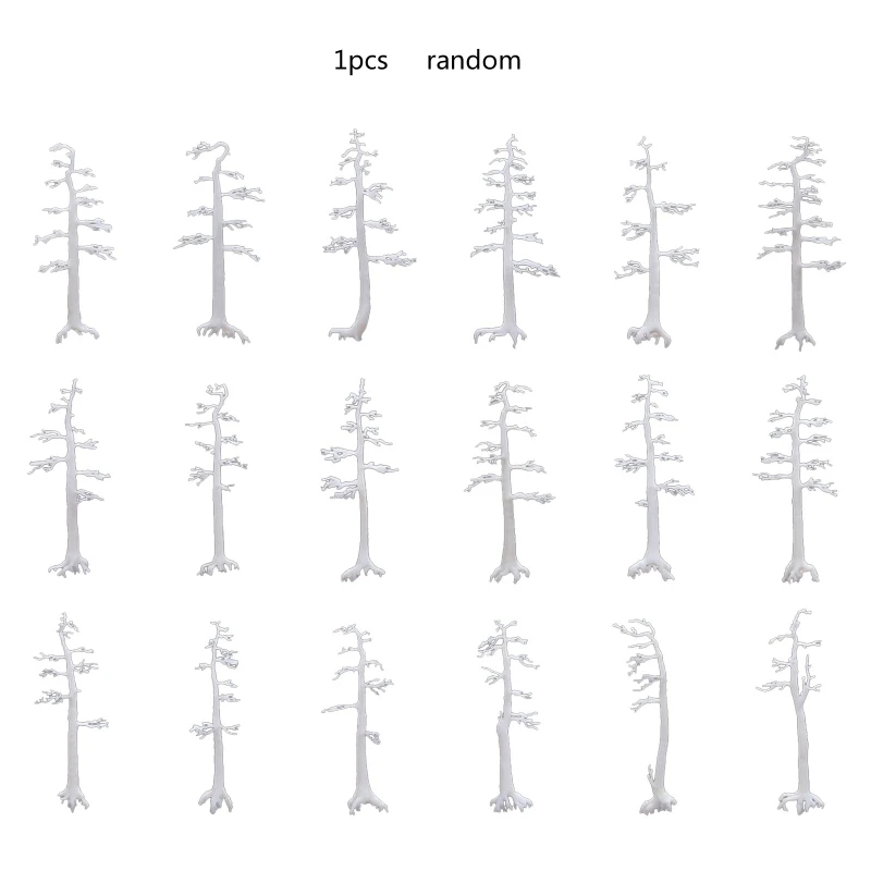 

Мини-модель дерева, белое 3D стереоскопическое дерево, модель дерева из смолы для пейзажа своими руками