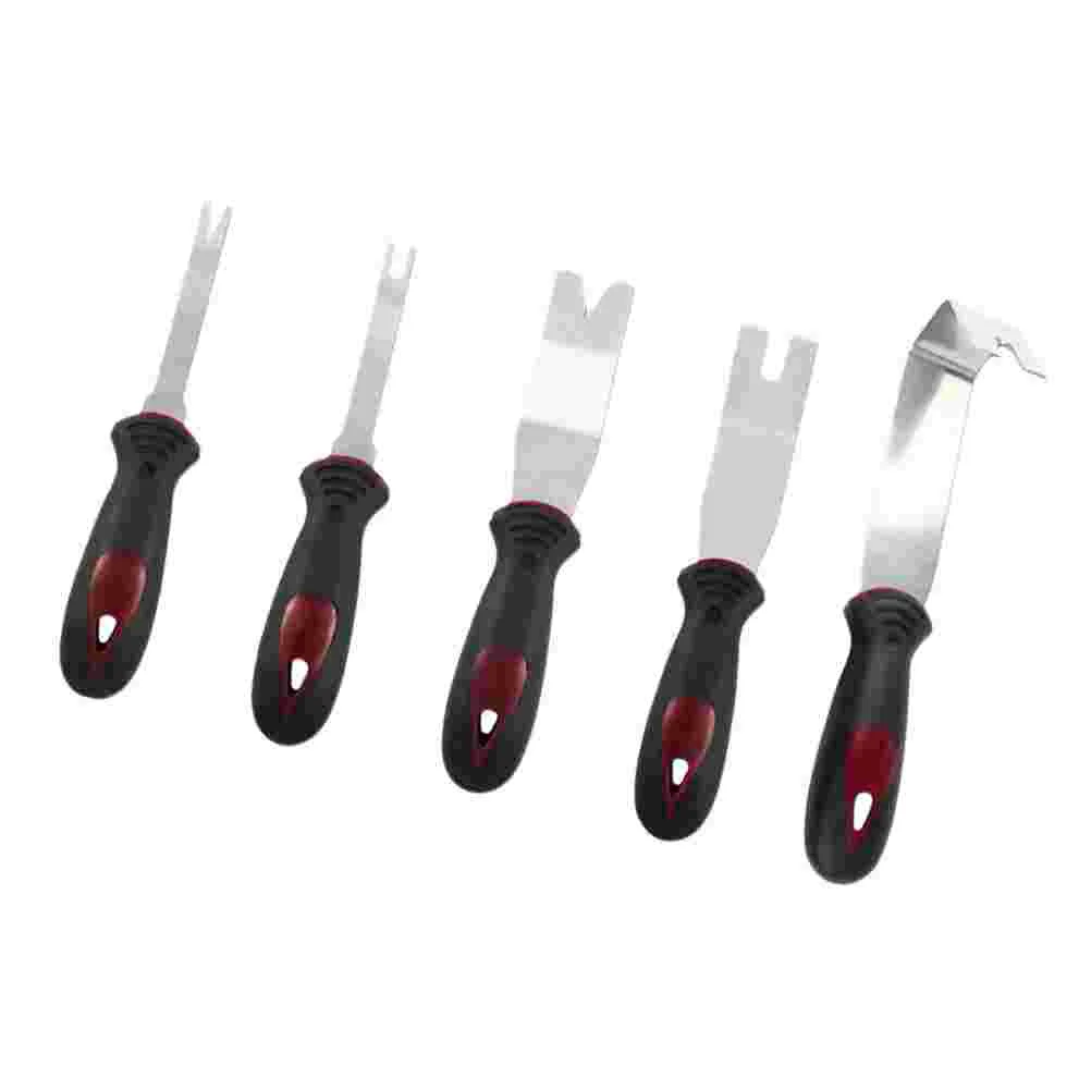 

5Pcs Plastic Fastener Remover Car Panel Trim Removal Set Car Panel Door Window Tools Kit