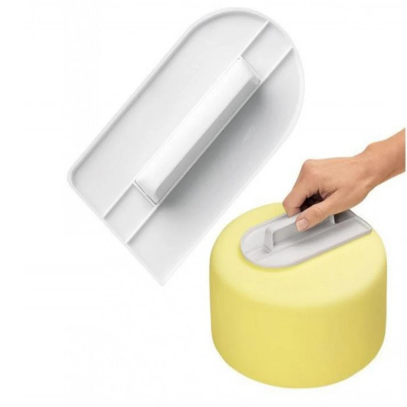 Пластиковый ровный полировщик для тортов инструменты плоские украшения шпатели