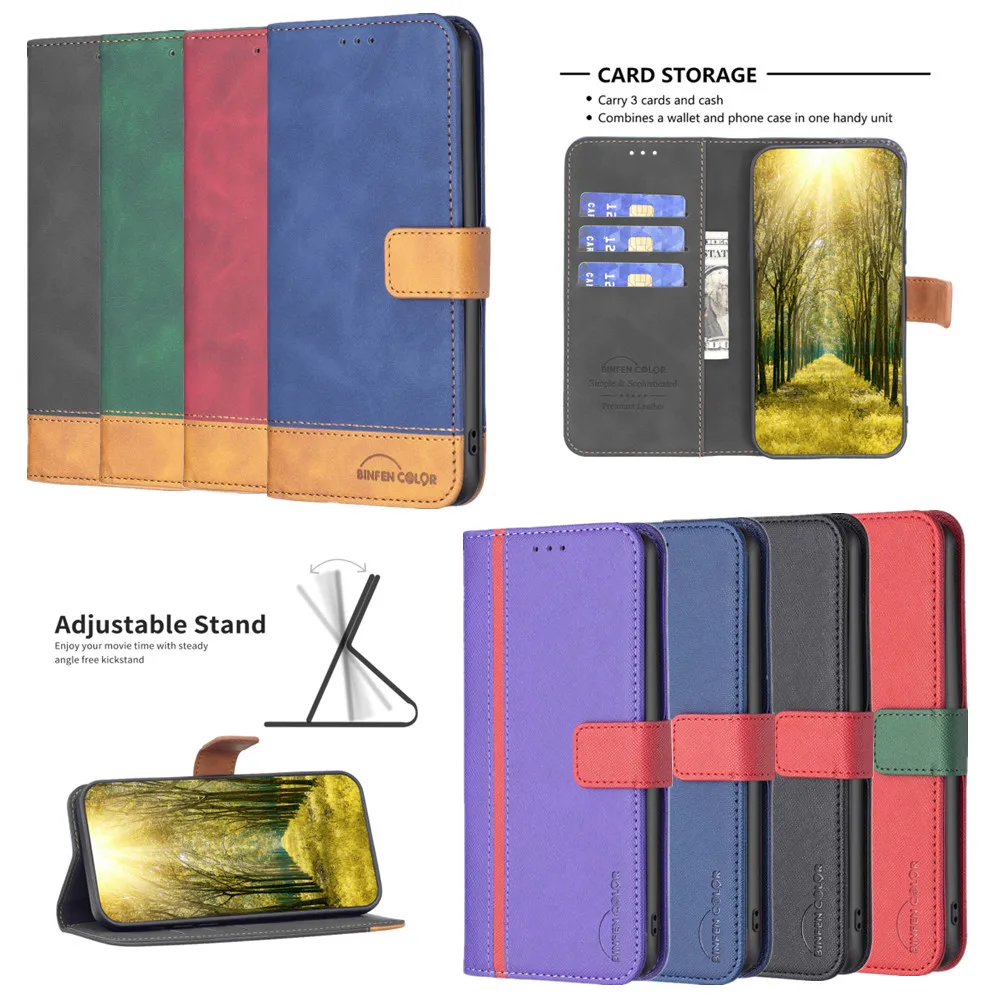 

Leather Flip Wallet Case for Samsung Galaxy A23 A73 A53 A33 A13 A22 A03S A03 A72 A52 A32 A42 A12 A31 A41 A71 A51 Phone Cover