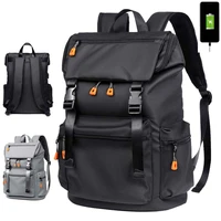 waterproof large capacity bags travel backpack usb charge men multifunction 15 6 laptop handbag male school bag mochila rucksack