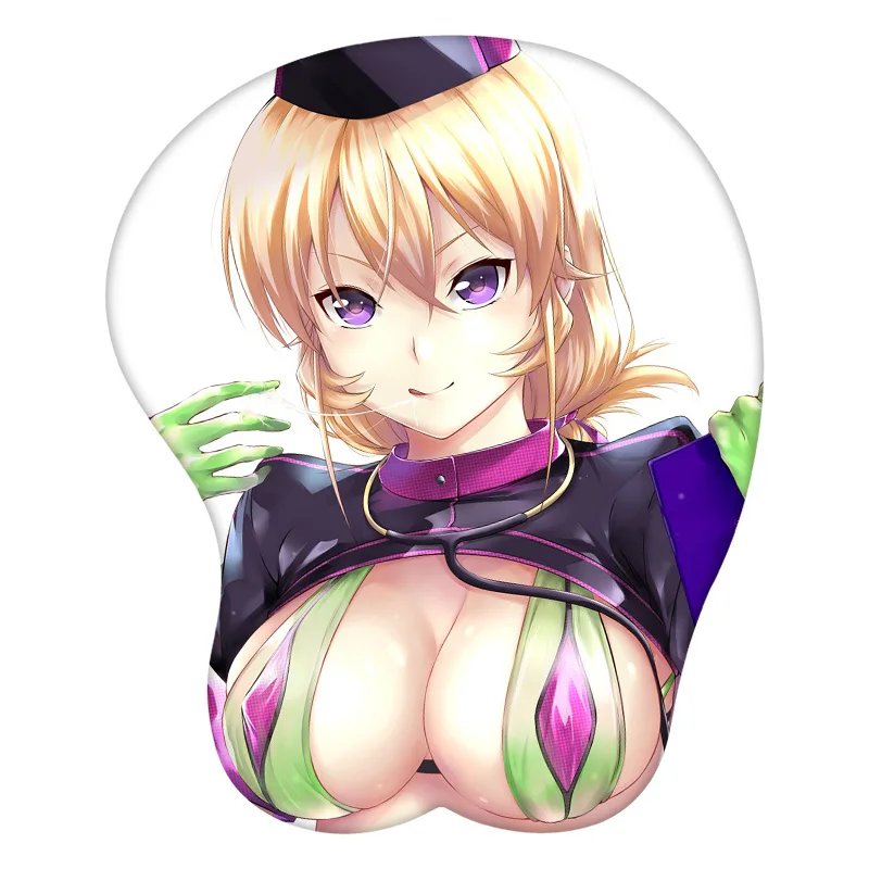 

Food Wars!: Shokugeki No Soma Nakiri Erina Anime 3D Mouse Pad Wrist Rest Silicone Sexy Creative Gaming Mousepad Mat