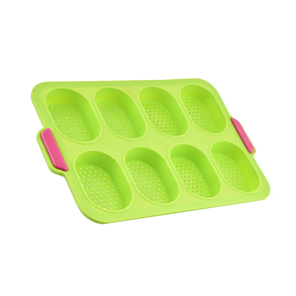 

Mold Baking Silicone Pan Bread French Muffin Loaf Wave Cupcake Cake Nonstick Tray Pans Bake Madeleine Perforated Non Chocolate