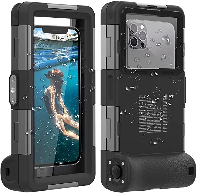 For iPhone13Pro Series Second-generation Diving Shell Apple Samsung Deep Water Shooting Waterproof Universal Mobile Phone Case