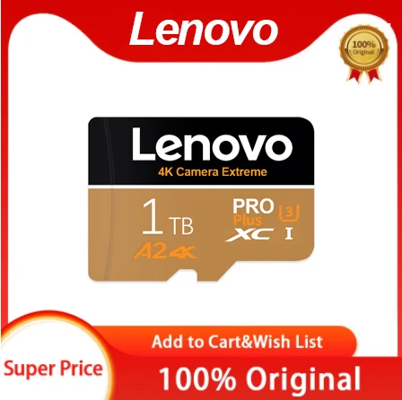 

Lenovo Micro Tf SD Card 2TB 1TB 512GB Memory Card High Speed Flash Card 256GB 128GB 64GB Waterproof Mini Memoria for iphone