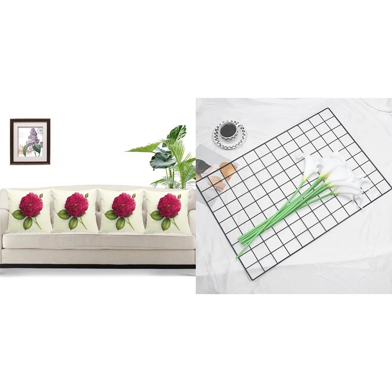 Искусственные цветы искусственные (белое желтое сердце) 34 см и 1 шт. винтажные