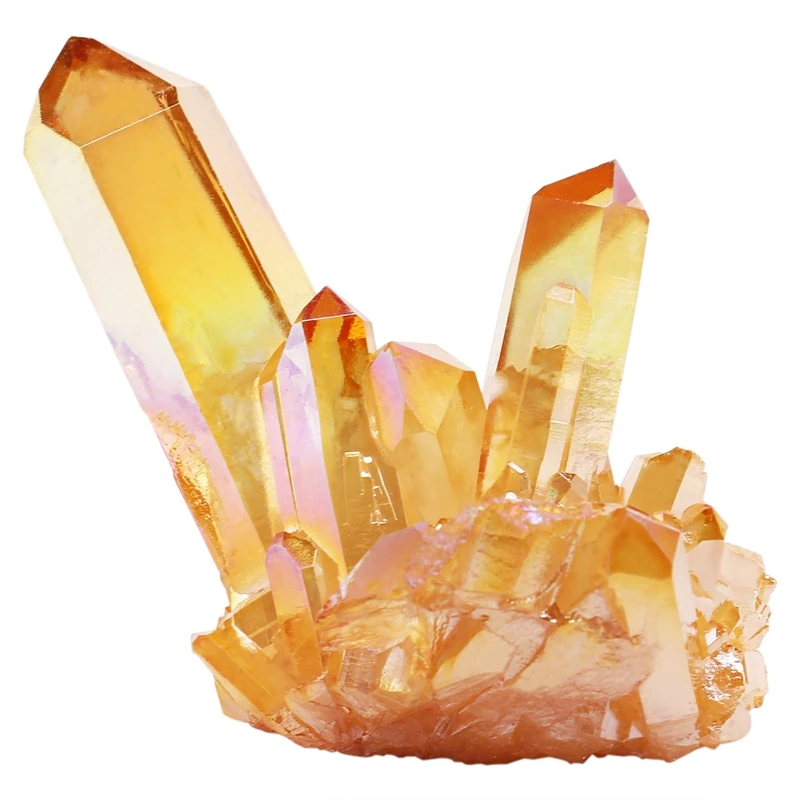 

Natural Citrine Cluster Crystal Original Stone Degaussing Stone Fish Tank Stone Feng Shui Small Ornaments