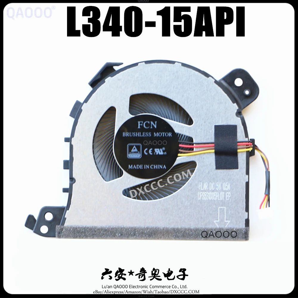 

Вентилятор для ноутбука QAOOO для LENOVO L340-15 / L340-15API Вентилятор охлаждения процессора DC28000E0F0