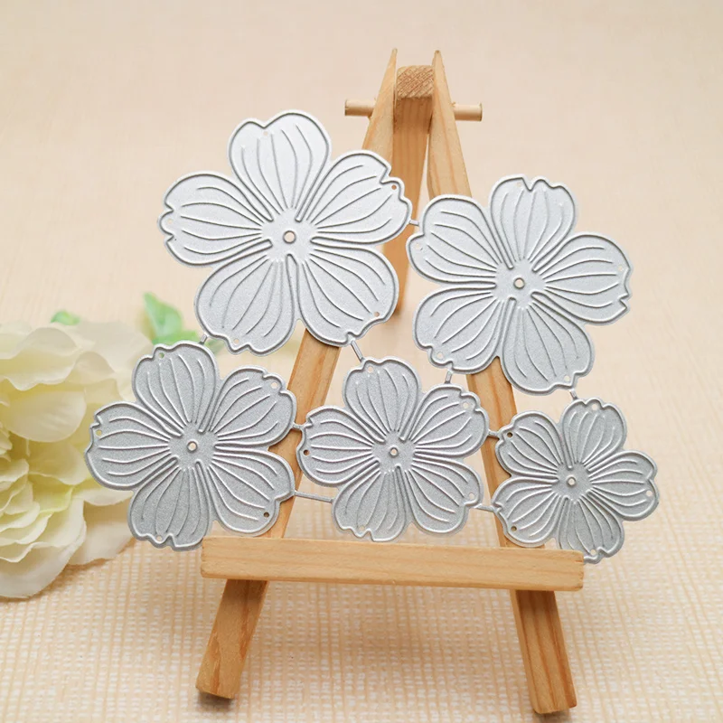 Лепесток высечка цветок Роза высечка штампы Скрапбукинг Сделай Сам Обложка альбома лезвие Дырокол трафареты ручное производство пресс