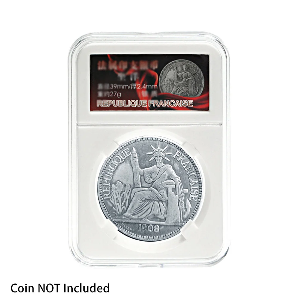 4 шт. 39 мм профессиональная плита для сбора монет дисплей чехол хранения