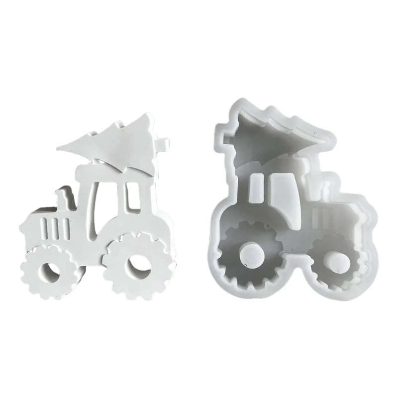 Рождественская елка в форме автомобиля форма для ароматов рождественская