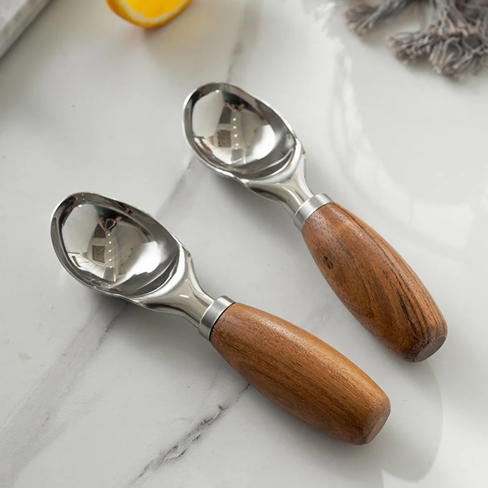 

Multi-functional Ice Cream Scooper Long Handle Dessert Spade Reusable Ice Cream Spoon