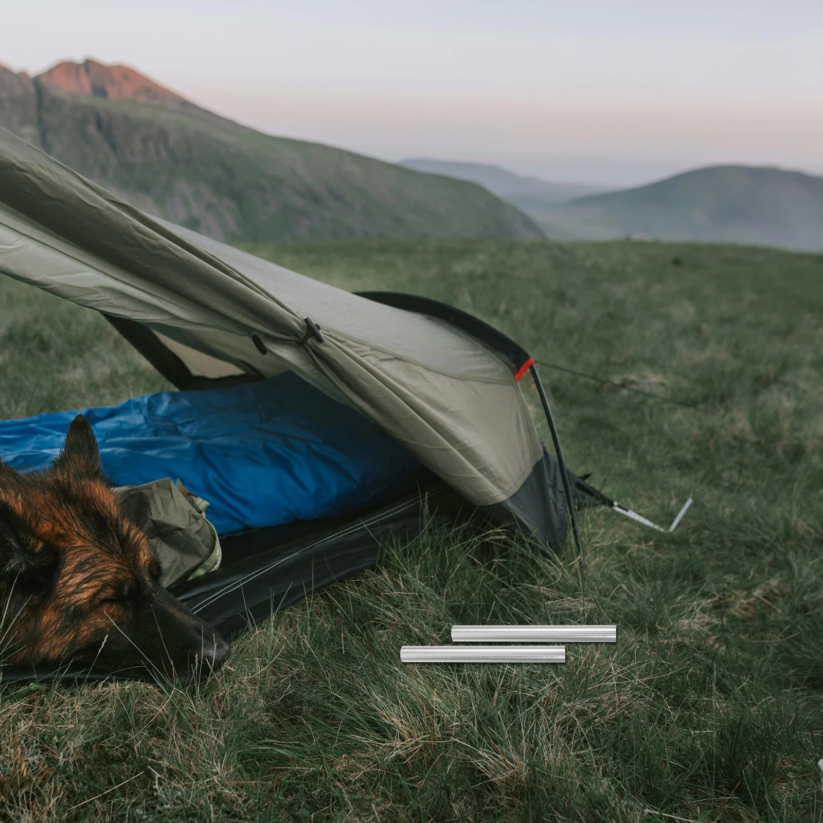 Трубы из алюминиевого сплава для ремонта палатки 4 шт.