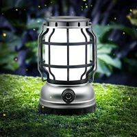 solar led light outdoor garden decoration outdoor portable lamp waterproof rechargeable camping light street lamp