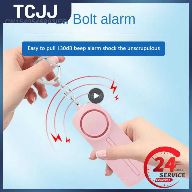 

1~10PCS Pull Ring Alarm Reliable And Effective Durable 130db Siren Compact And Portable Anti Wolf Alarm Emergency Alarm Keychain