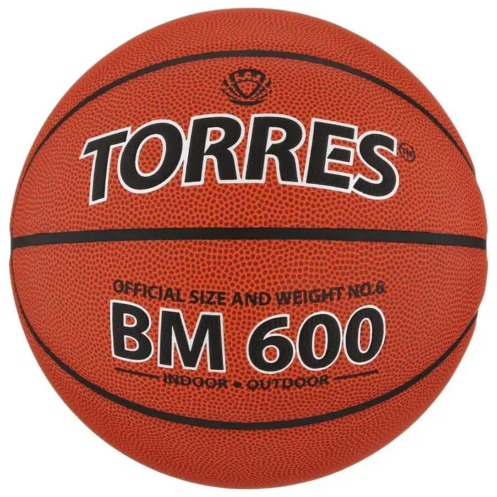 Мяч баскетбольный Torres BM600, B10026, размер 6, TORRES