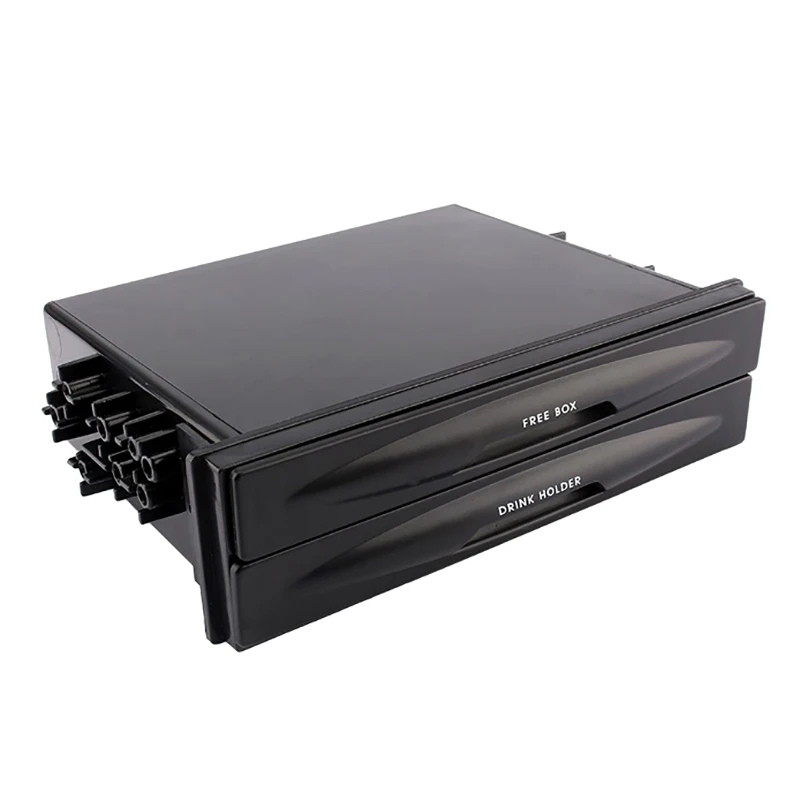 Автомобильный держатель для напитков ящик хранения органайзер двойной Din-радио