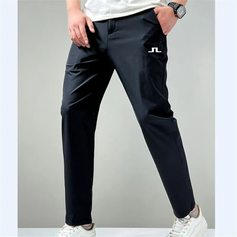 

men's golf clothes Autumn Thin Golf wear Embroidery Pants Men Lightweight Moisture Wick Golf Wear For Men Trousers Quick Drying