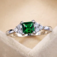 european and american grandmother green zircon ring engagement ring