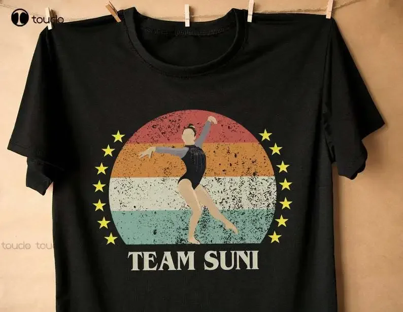 Новая рубашка Team Sunisa Suni гимнастическая футболка Lee Squad хлопковая подарочная на