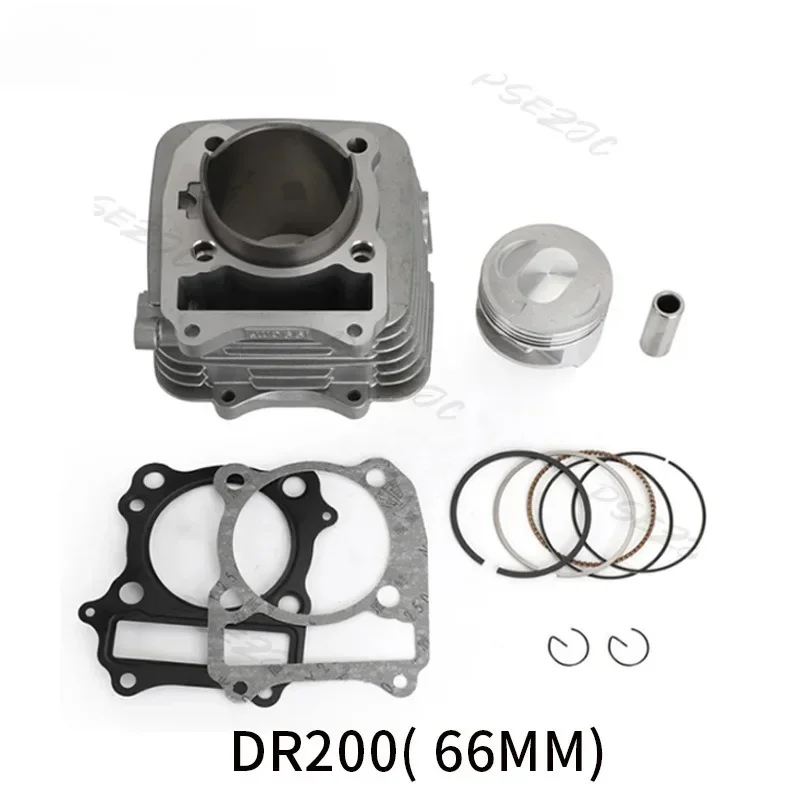 Фото Мотоциклетный цилиндр подходит для Suzuki DR200 Djebel поршневой цилиндр DR200S 66 мм втулка цилиндра №1