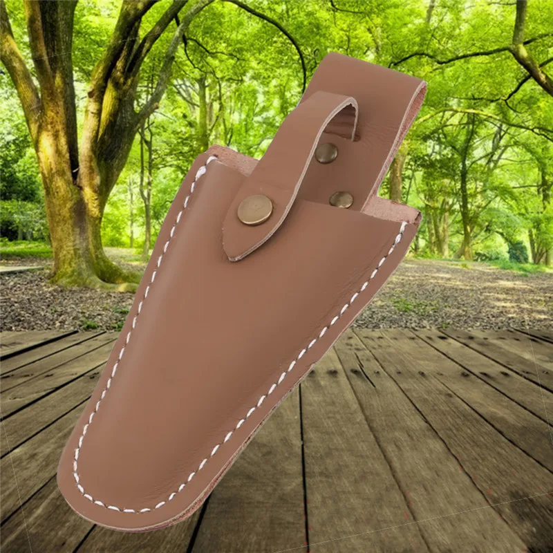 

Scissor Bag Home Supplies With Buckle Electrician Holder Storage Portable Leather Sheath Tool Pruning Gardening Pouch