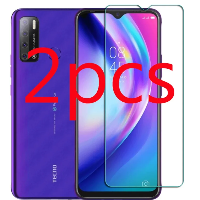 2 шт., защитное закаленное стекло для tecno spark 5 air, hd Защитное стекло для tecno kd6 spark5 air 7 дюймов, Защитная пленка для экрана hd