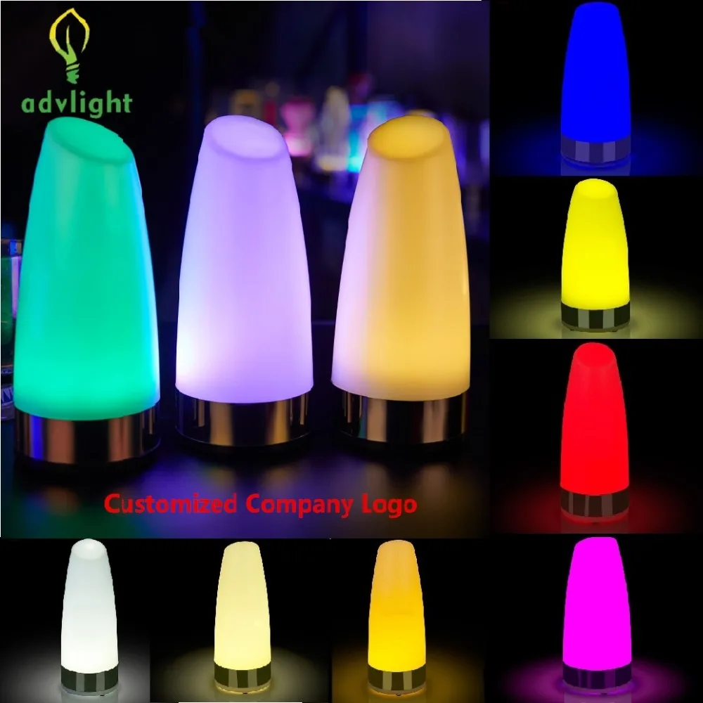 Барная настольная лампа круглый 9 цветов светильник красочный изменяемый