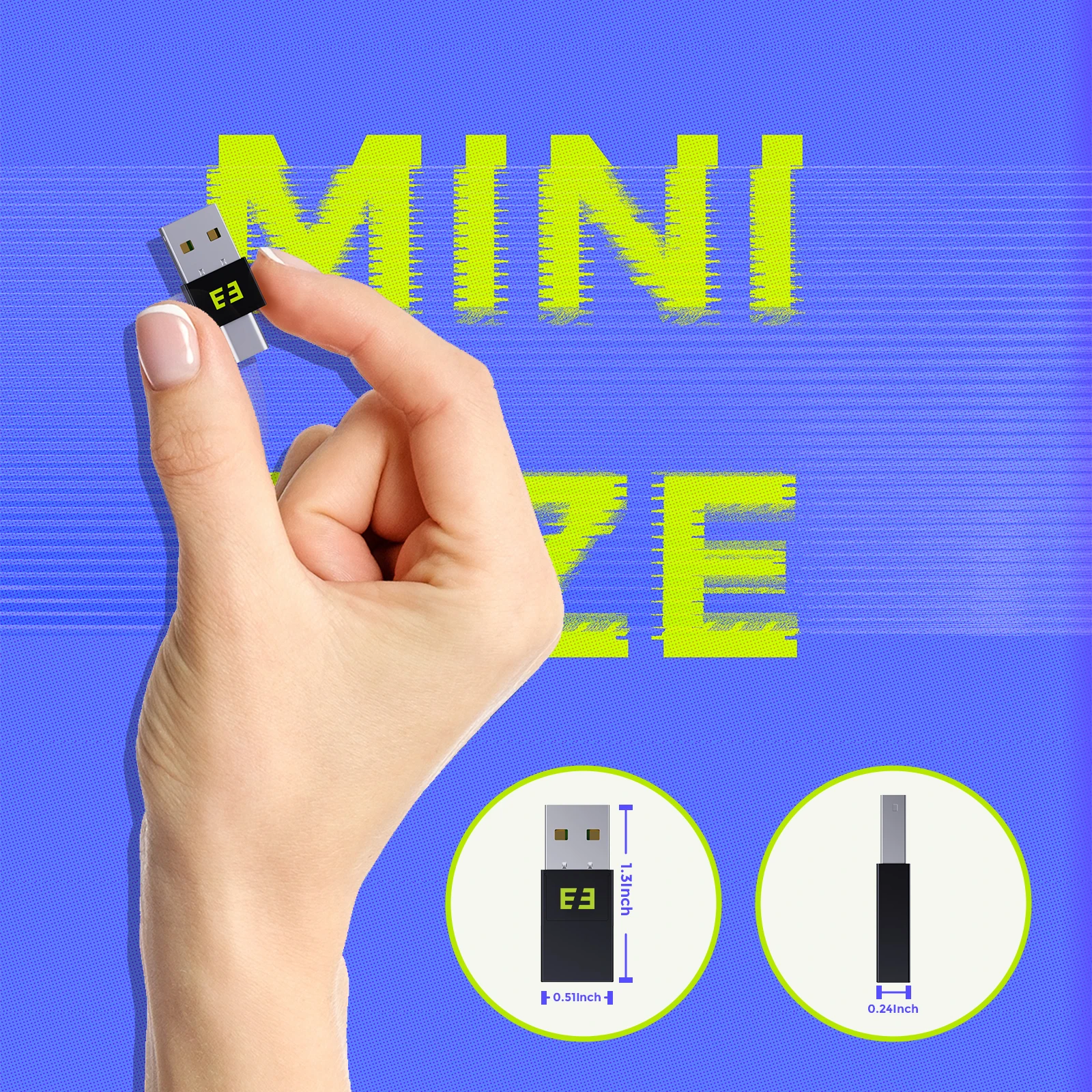 Приспособление для мыши, недетектируемая мышь Mover-USB и Type-C 2 в 1, миниатюрная мышь Wiggler, без драйвера, Plug-and-Play, шейкер для мыши с имитацией (art.: 3920c0957effd) - 3920c0957effd