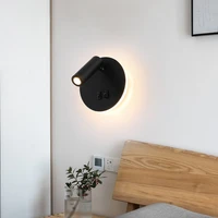 simplicity lamp modern led wall sconces lights rotatable eye protection reading lamp with switch for bedroom study room