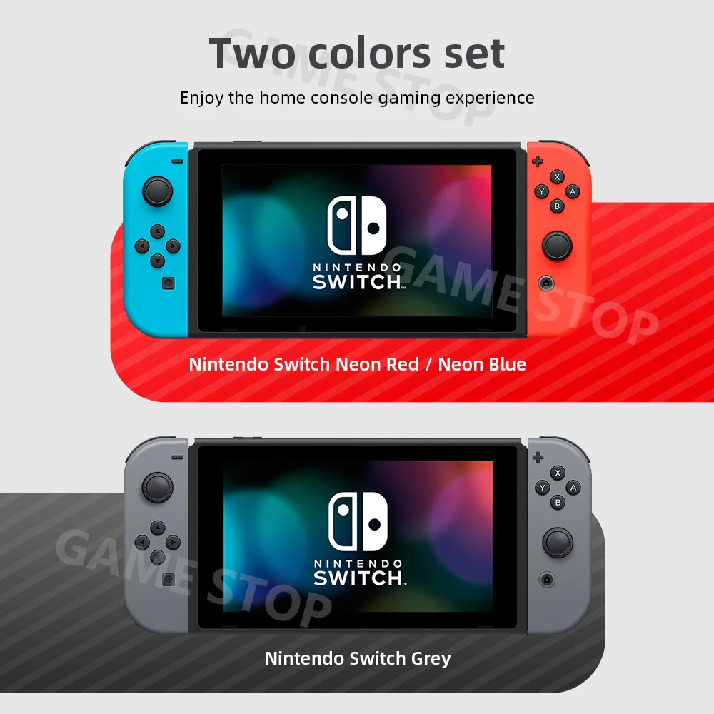 Nintendo Switch серый неоновый красный синий Joy-Con 6 2 дюймовый сенсорный ЖК-экран 32 Гб