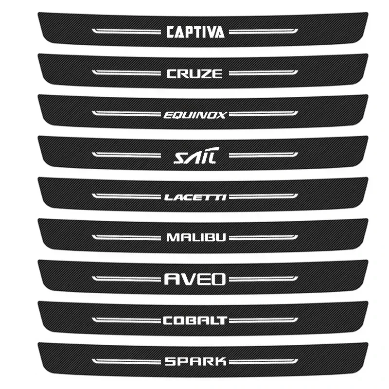

Багажник автомобиля, защита бампера, дверной порог, наклейки, наклейки для Chevrolet Equinox Malibu Aveo Cruze Cobalt Lacetti Spark Captiva Sail