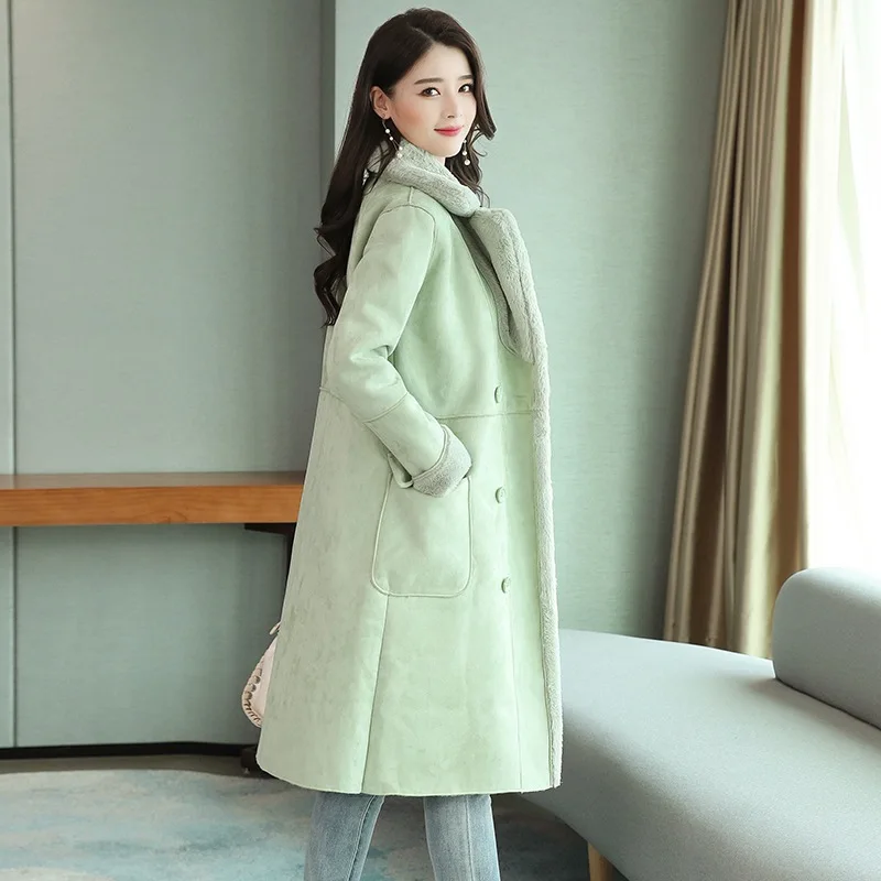 New Women's Winter and Autumn Coat Woolen Shawl Warm Solid Color Coat Ladies Fashion Loose Women's Cape Cardigan Clothes