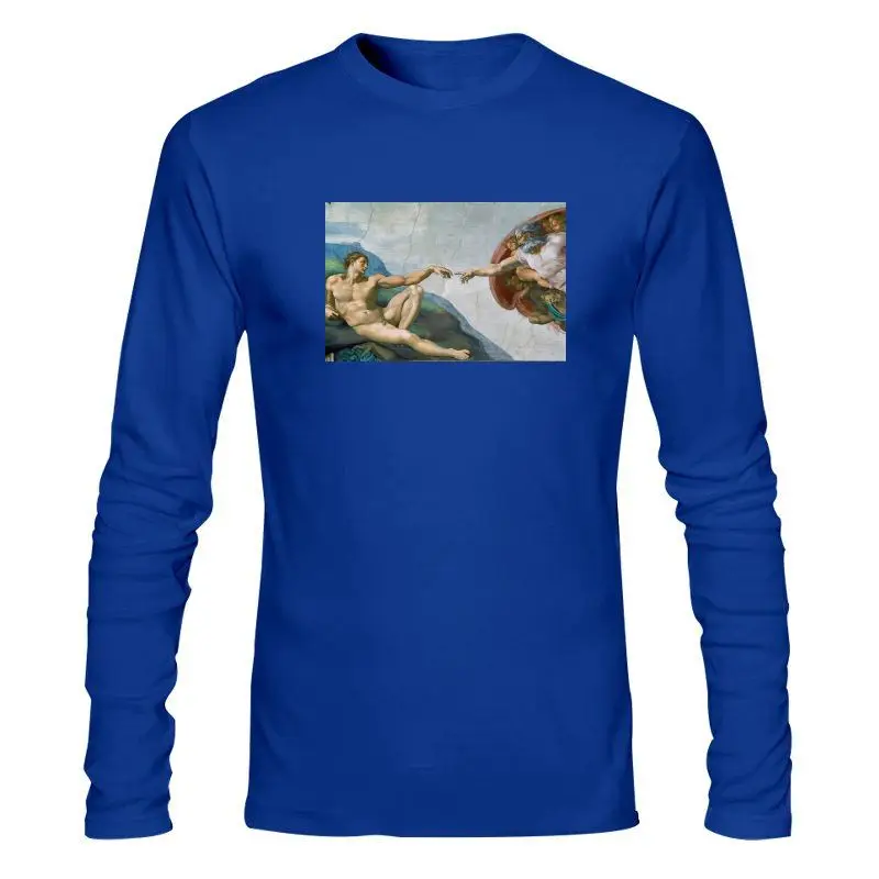 

Man Clothing New Michelangelo Cappella Sistina T Shirt Men Harajuku Ulzzang Tumblr T Shirt Fashion Vintage