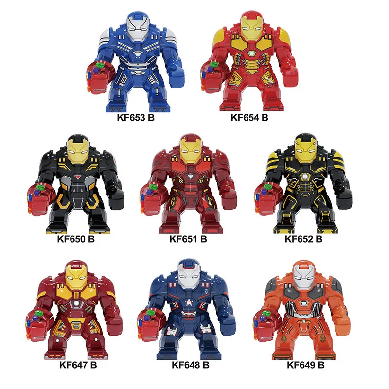 

Disney Movie iron Man Building Blocks Hero Bricks Assembly Model Anime Mini Action Figures Brain Game Toys Kids Gifts KF6096