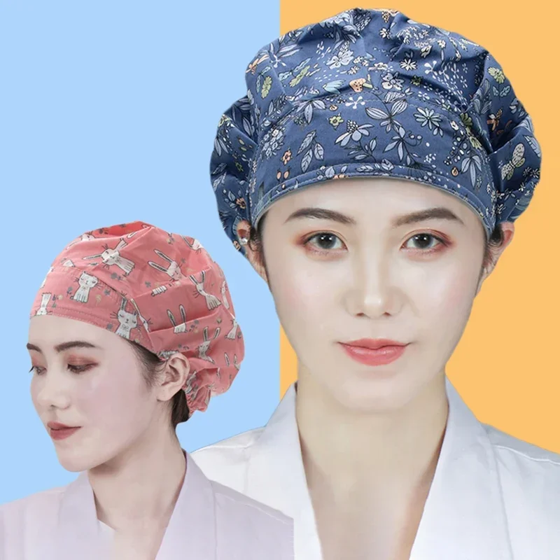 Кухонная шапка из чистого хлопка женская кулинария антимасляный дым кейтеринг