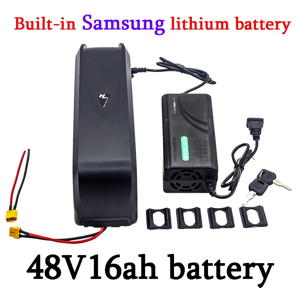 

Аккумуляторная литиевая батарея для электровелосипеда Hailong G70 Samsung 18650, 48 В, 36 В, 12 Ач, 16 Ач, 20 Ач
