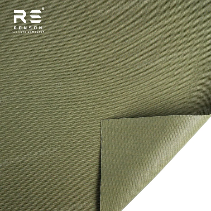 Фото Ткань Ronson Olive Drab 1000D N6.6 из нейлона Cordura Mil-spec с ПУ-покрытием Near-Infrared NIR WR для тактического снаряжения и спортивной одежды для активного отдыха №2