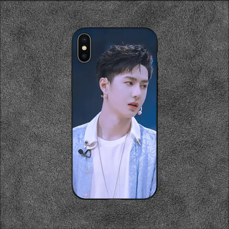 Милый чехол для телефона Wang Yi Bo со звездами iPhone 11 12 Mini 13 Pro XS Max X 8 7 6s Plus 5 SE XR |