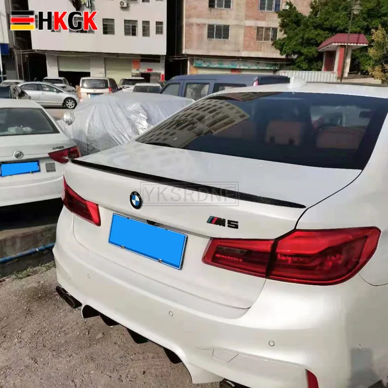 

Задний спойлер G30 для багажника из углеродного волокна для BMW G30 5 Series, спойлер 520i 530i 540i 2018 2019 2020 2021