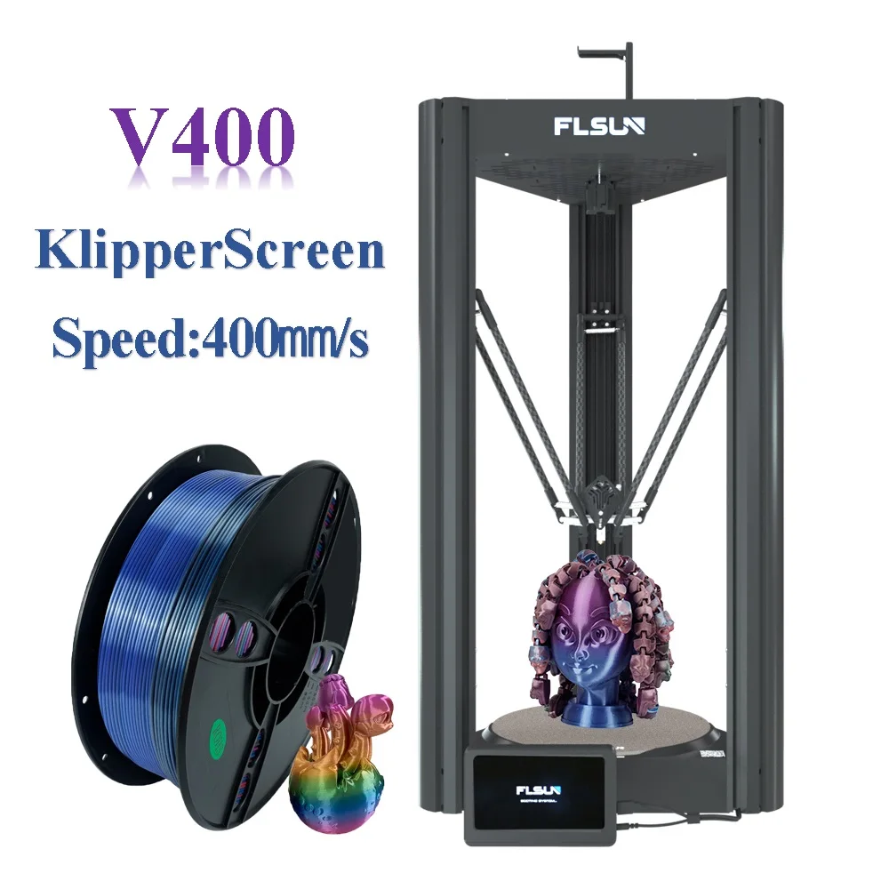 

3D-принтер FLSUN V400, 400 мм/с, с сенсорным экраном 7 дюймов