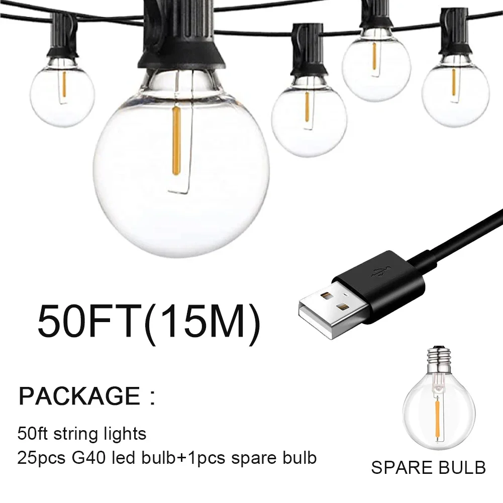 

USB светодиодные гирлянды для уличного освещения Foroureyes