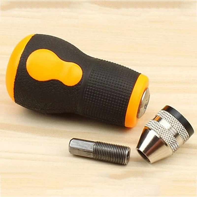 Promotion! 10Pcs Simple Twist Drill Hand Tool Mini Small Grip Carpenter's Chuck | Bit