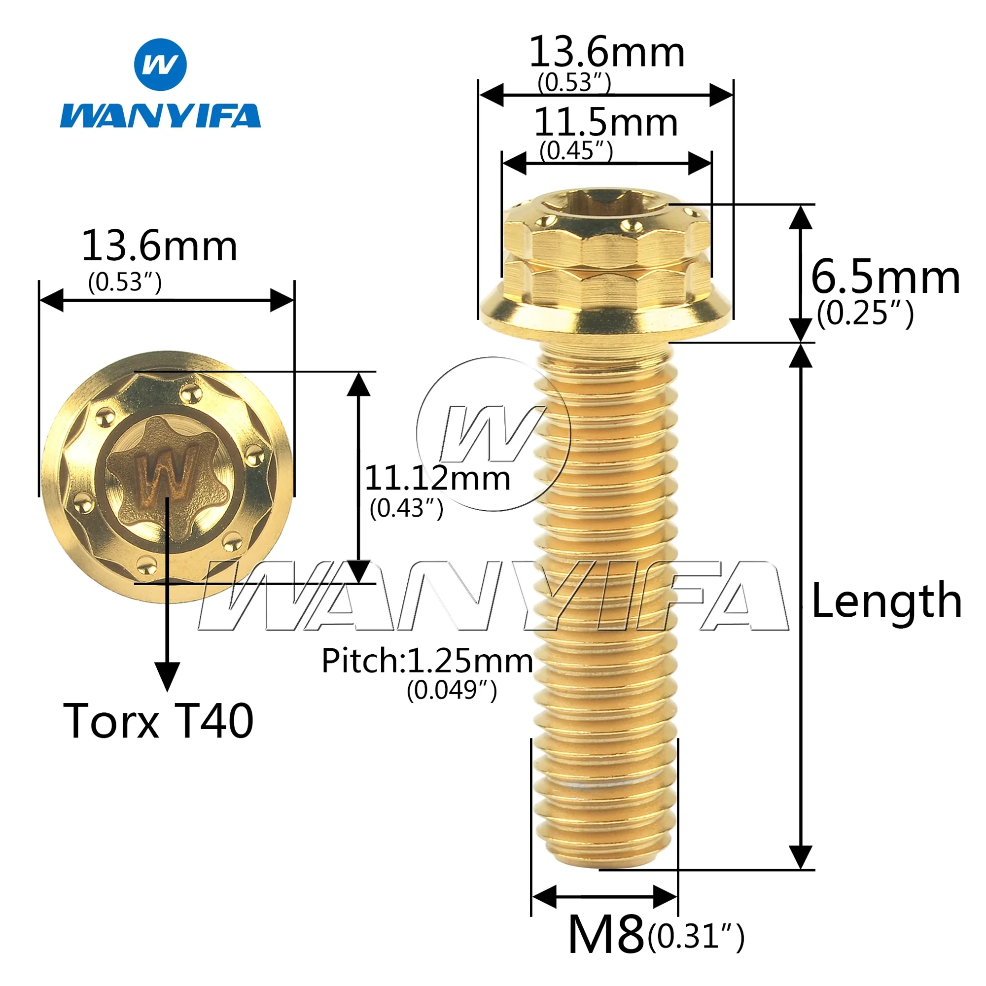 Фланцевые винты Torx T40 для мотоцикла Запасные детали 4 шт/10 шт M8x15/20/25/30/35/40/45/50/55/60/65/80