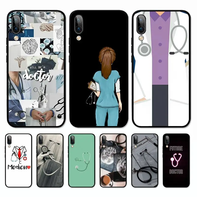 

Medicine Nurse Doctor Phone Case for Vivo Y91C Y11 17 19 17 67 81 Oppo A9 2020 Realme c3