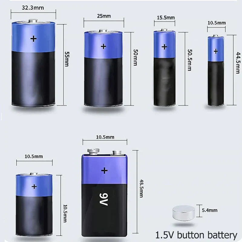 Цифровой тестер аккумуляторов C D N AA 9 В 1 5 в