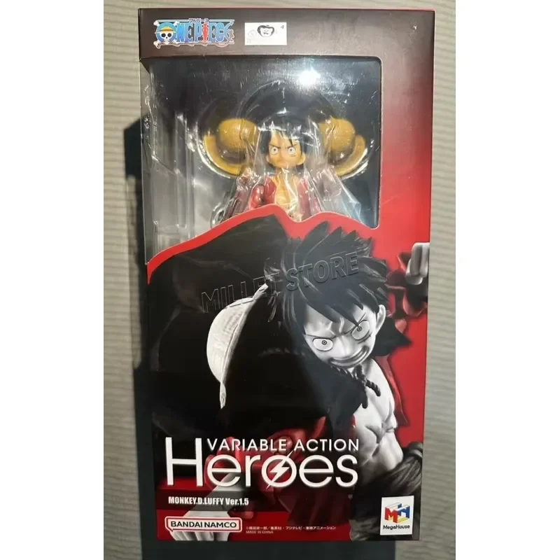 Фото Быстрая доставка. Оригинальная подвижная фигурка MegaHouse MH VAH ONE PIECE Луффи 1.5 м. Коллекционная модель-игрушка. Подарок для фанатов One Piece. №2