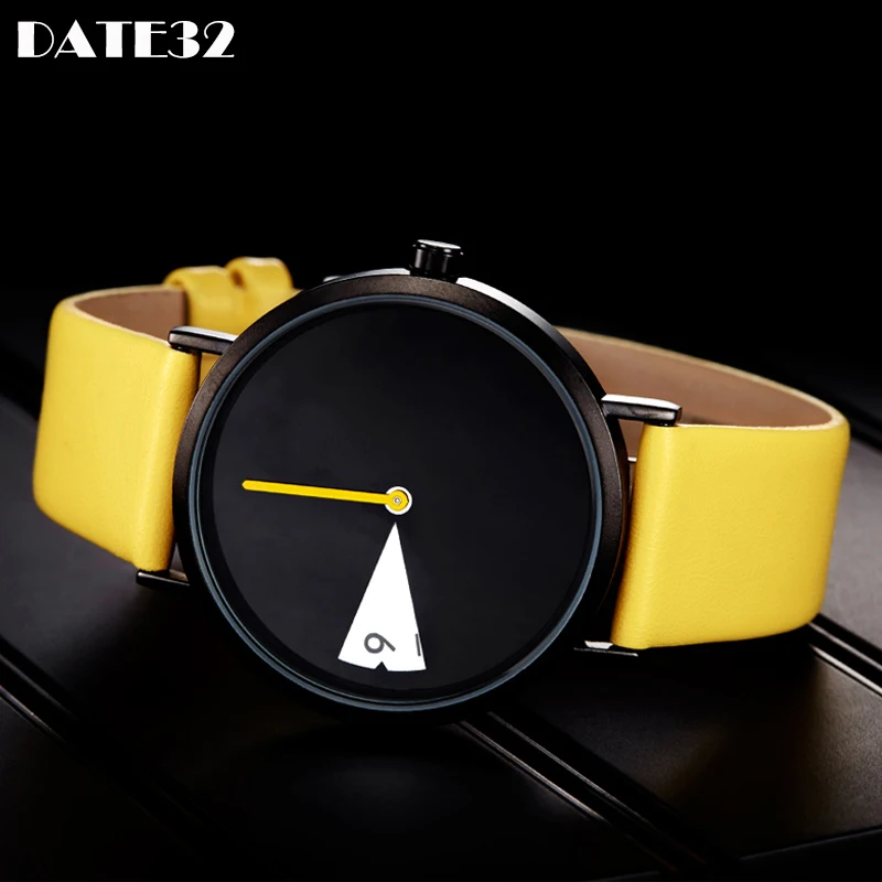 

Creative Pointer Dial Quartz Wristwatches Ladies Watch Women Minimalist Montre Femme Female Watches Leather Clock Reloj Mujer