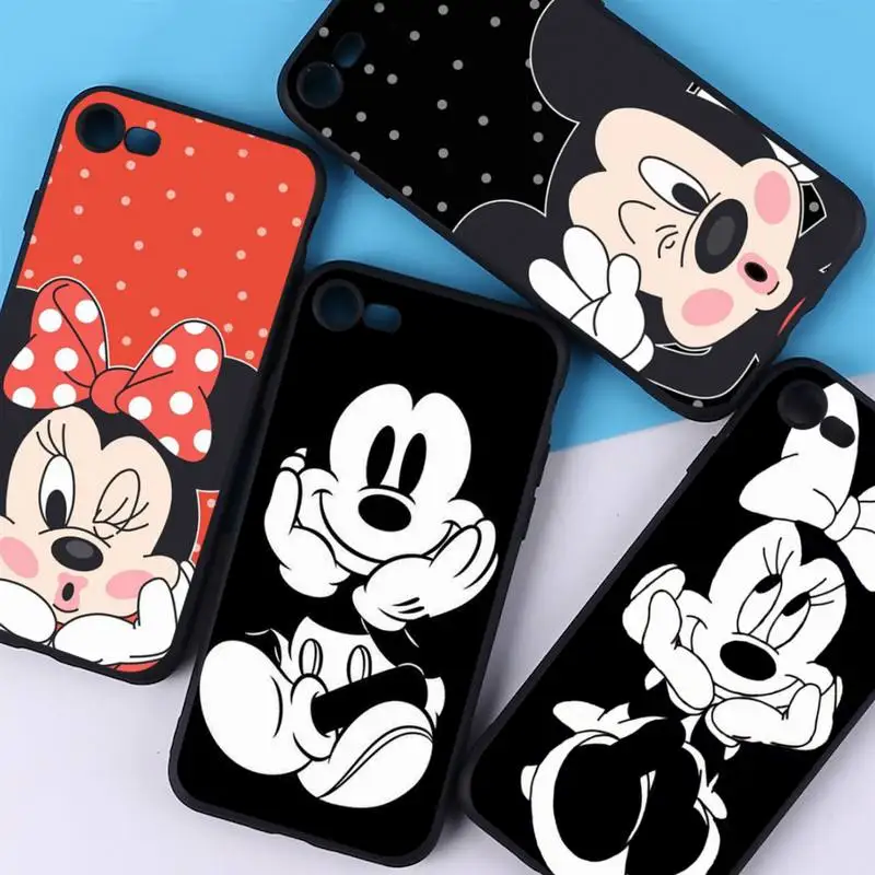 

BANDAI Mickey Mouse Phone Case For iPhone 13 11 8 7 6 6S Plus X XS MAX 5 5S SE 2020 XR 11 pro capa