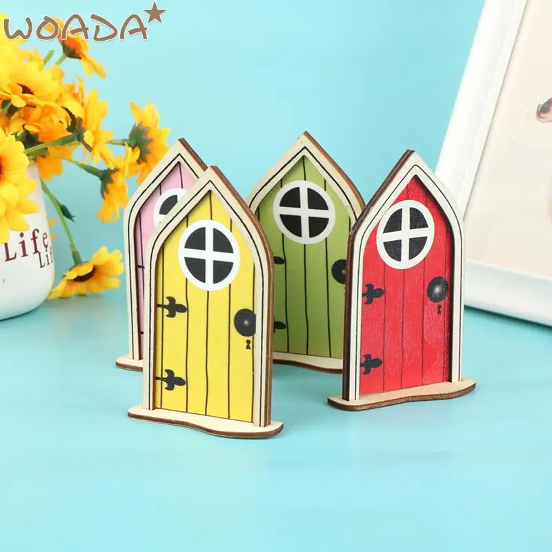 

1 шт. дверь кукольного домика сказочная дверь эльфа садовая стереоскопическая дверь с базовым домашним декором ollhouse мебель кукольный дом ак...